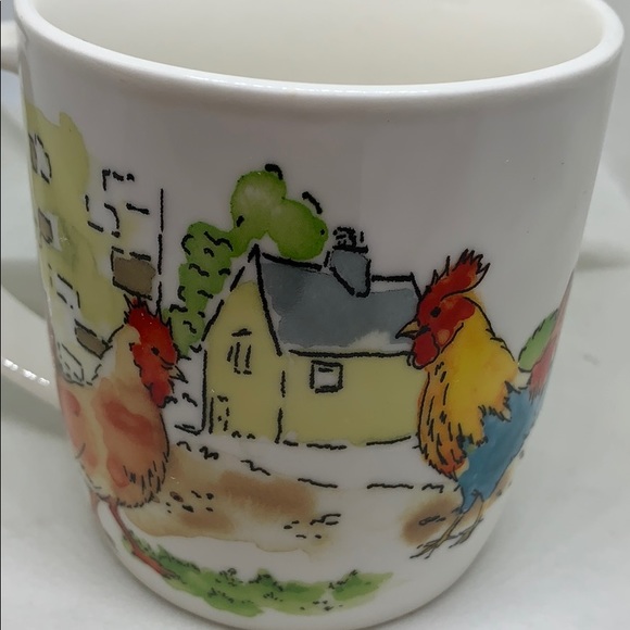 Country farm animals coffee mugs set of two - Picture 3 of 8